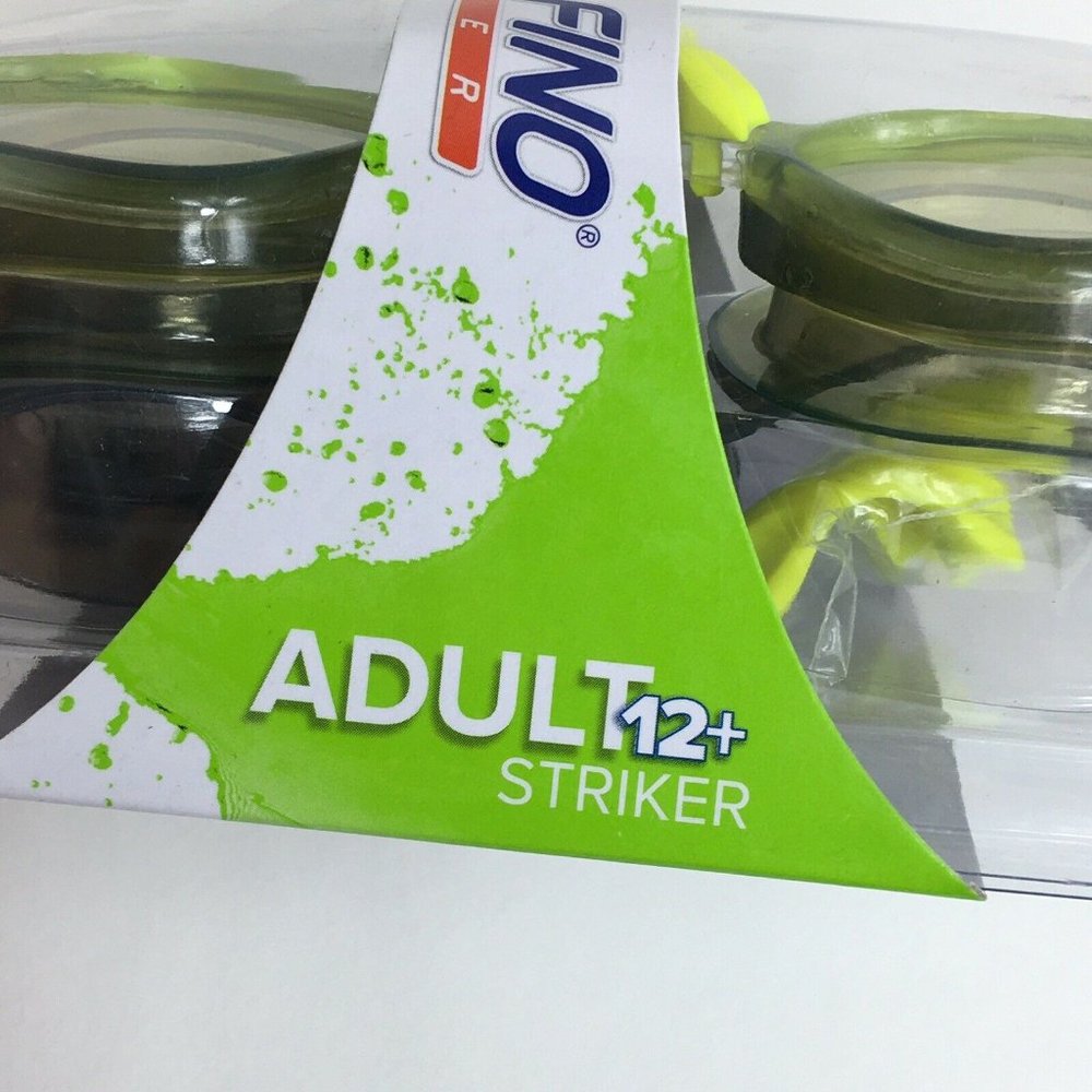 Dolfino Striker Silicone Swim Goggles Adult Ages 12+ UV400 Protection Latex Free - Picture 3 of 12
